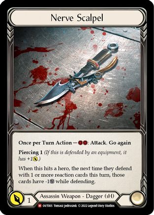 Nerve Scalpel (OUT005) [Outsiders] - Deck Out Gaming