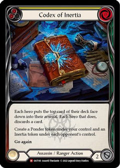 Codex of Inertia (OUT161) [Outsiders] - Deck Out Gaming