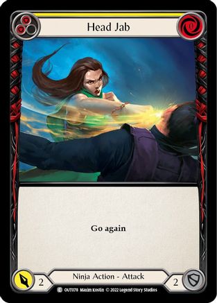 Head Jab (Yellow) (OUT078) [Outsiders] - Deck Out Gaming