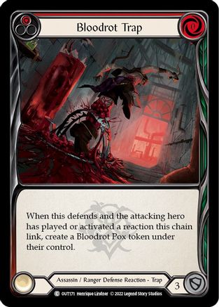 Bloodrot Trap (Red) (OUT171) [Outsiders] - Deck Out Gaming