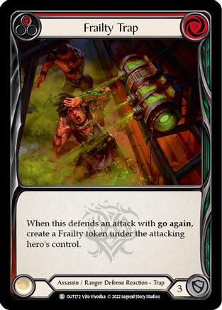 Frailty Trap (Red) (OUT172) [Outsiders] - Deck Out Gaming