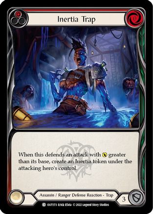 Inertia Trap (Red) (OUT173) [Outsiders] Rainbow Foil - Deck Out Gaming