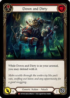 Down and Dirty (OUT184) [Outsiders] Rainbow Foil - Deck Out Gaming