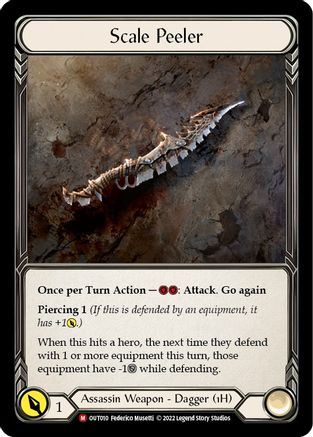 Scale Peeler (OUT010) (OUT010) [Outsiders] Cold Foil - Deck Out Gaming
