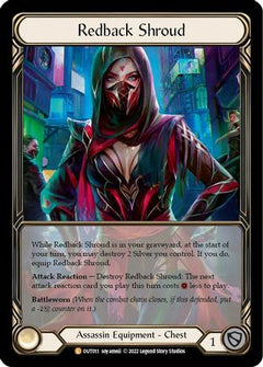 Redback Shroud (Extended Art) (OUT011) [Outsiders] Cold Foil - Deck Out Gaming