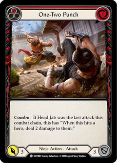 One-Two Punch (Red) (OUT080) [Outsiders] Rainbow Foil - Deck Out Gaming