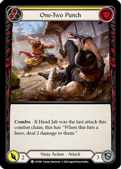 One-Two Punch (Yellow) (OUT081) [Outsiders] Rainbow Foil - Deck Out Gaming