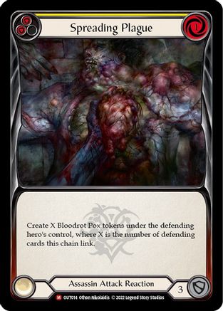 Spreading Plague (OUT014) [Outsiders] - Deck Out Gaming