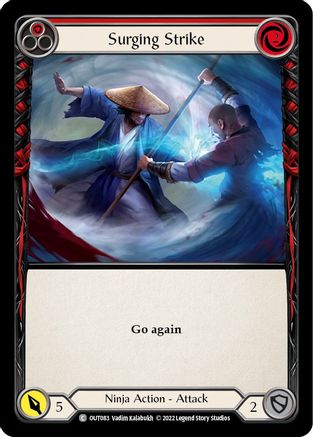 Surging Strike (Red) (OUT083) [Outsiders] - Deck Out Gaming