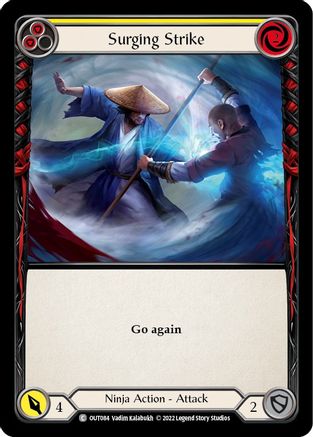 Surging Strike (Yellow) (OUT084) [Outsiders] - Deck Out Gaming