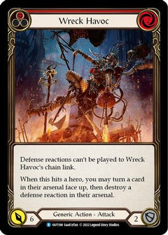 Wreck Havoc (Red) (OUT198) [Outsiders] Rainbow Foil - Deck Out Gaming