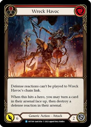 Wreck Havoc (Red) (OUT198) [Outsiders] - Deck Out Gaming