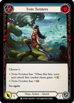 Twin Twisters (Blue) (OUT088) [Outsiders] - Deck Out Gaming