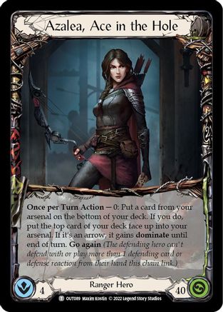 Azalea, Ace in the Hole (OUT089) [Outsiders] - Deck Out Gaming