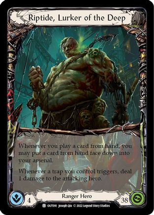 Riptide, Lurker of the Deep (OUT091) [Outsiders] - Deck Out Gaming