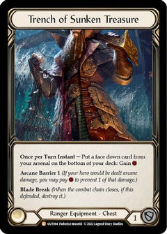 Trench of Sunken Treasure (OUT094) [Outsiders] Rainbow Foil - Deck Out Gaming