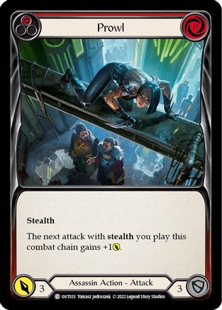Prowl (Red) (OUT033) [Outsiders] - Deck Out Gaming