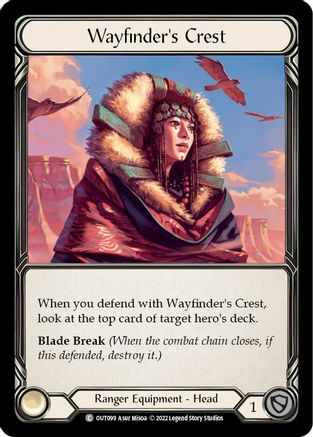 Wayfinder's Crest (OUT099) [Outsiders] Cold Foil - Deck Out Gaming