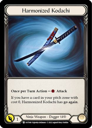 Harmonized Kodachi (OUT048) [Outsiders] - Deck Out Gaming