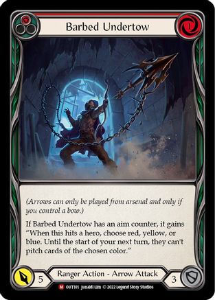 Barbed Undertow (OUT101) [Outsiders] - Deck Out Gaming