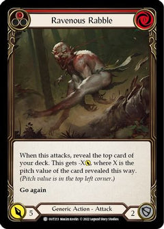 Ravenous Rabble (Red) (OUT213) [Outsiders] - Deck Out Gaming