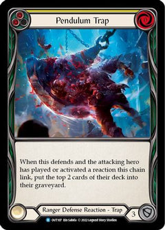 Pendulum Trap (Yellow) (OUT107) [Outsiders] Rainbow Foil - Deck Out Gaming