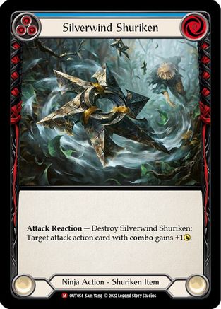 Silverwind Shuriken (OUT054) [Outsiders] - Deck Out Gaming