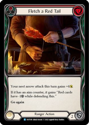 Fletch a Red Tail (Red) (OUT109) [Outsiders] - Deck Out Gaming