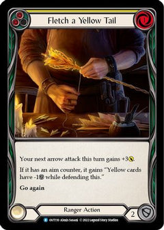 Fletch a Yellow Tail (Yellow) (OUT110) [Outsiders] Rainbow Foil - Deck Out Gaming