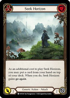 Seek Horizon (Blue) (OUT218) [Outsiders] - Deck Out Gaming