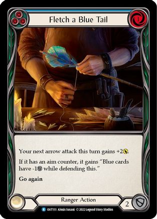 Fletch a Blue Tail (Blue) (OUT111) [Outsiders] - Deck Out Gaming