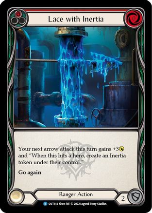 Lace with Inertia (Red) (OUT114) [Outsiders] - Deck Out Gaming
