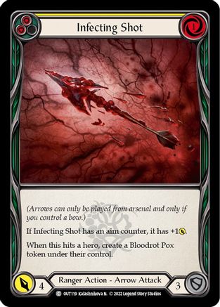 Infecting Shot (Yellow) (OUT119) [Outsiders] - Deck Out Gaming
