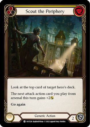 Scout the Periphery (Yellow) (OUT226) [Outsiders] - Deck Out Gaming