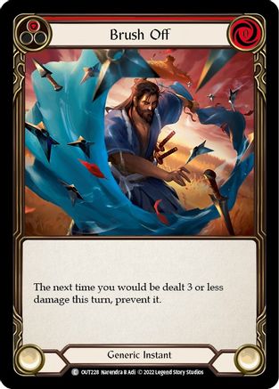 Brush Off (Red) (OUT228) [Outsiders] - Deck Out Gaming