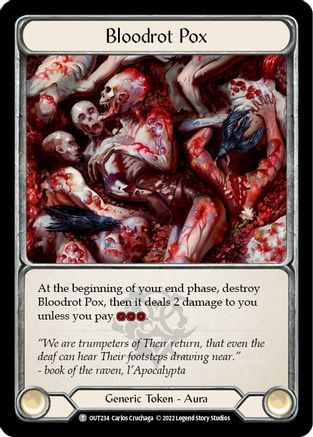 Bloodrot Pox (OUT234) [Outsiders] - Deck Out Gaming