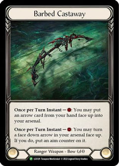 Barbed Castaway - LGS129 (LGS129) [Flesh and Blood: Promo Cards] Cold Foil - Deck Out Gaming