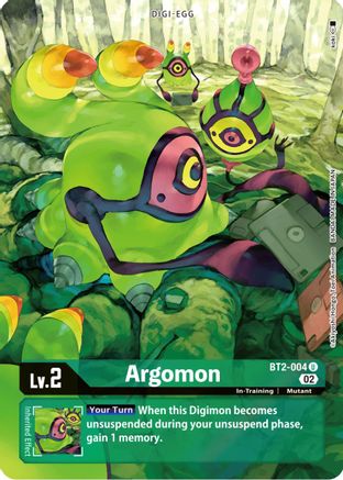 Argomon - BT2-004 (Alternate Art) (BT2-004) [Starter Deck 14: Beelzemon Advanced Deck Set] Foil - Deck Out Gaming
