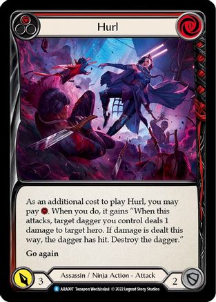Hurl (Red) (ARA007) [Blitz Deck: Outsiders - Arakni] - Deck Out Gaming