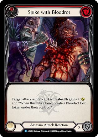 Spike with Bloodrot (ARA018) [Blitz Deck: Outsiders - Arakni] - Deck Out Gaming