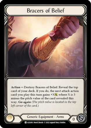 Bracers of Belief (AZL006) [Blitz Deck: Outsiders - Azalea] - Deck Out Gaming