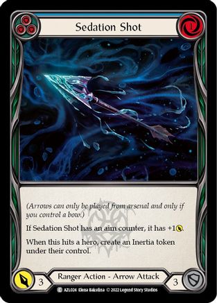 Sedation Shot (Blue) (AZL024) [Blitz Deck: Outsiders - Azalea] - Deck Out Gaming