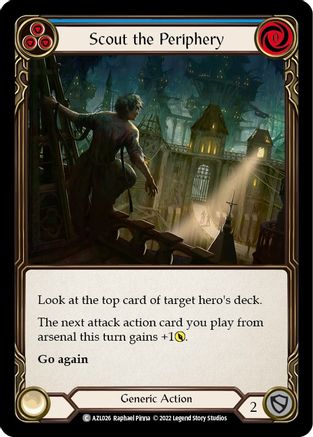 Scout the Periphery (Blue) (AZL026) [Blitz Deck: Outsiders - Azalea] - Deck Out Gaming