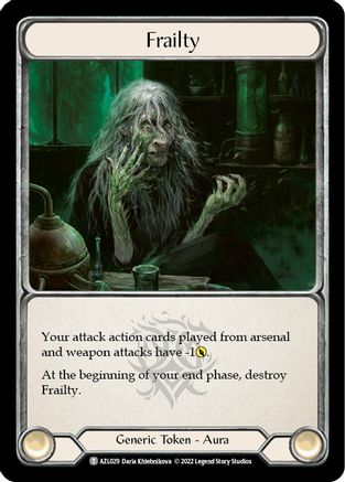 Frailty (AZL029) [Blitz Deck: Outsiders - Azalea] - Deck Out Gaming
