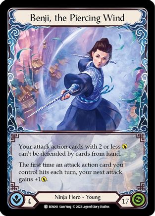 Benji, the Piercing Wind (BEN001) [Blitz Deck: Outsiders - Benji] - Deck Out Gaming