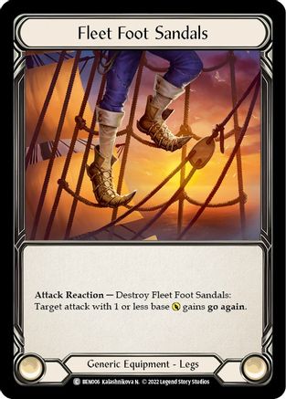 Fleet Foot Sandals (BEN006) [Blitz Deck: Outsiders - Benji] - Deck Out Gaming