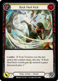 Back Heel Kick (Yellow) (BEN014) [Blitz Deck: Outsiders - Benji] - Deck Out Gaming