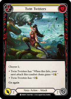 Twin Twisters (Yellow) (BEN015) [Blitz Deck: Outsiders - Benji] - Deck Out Gaming