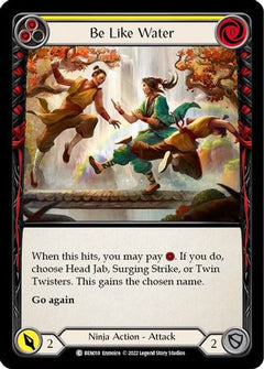 Be Like Water (Yellow) (BEN018) [Blitz Deck: Outsiders - Benji] - Deck Out Gaming