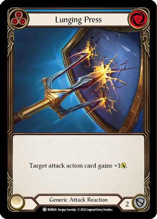 Lunging Press (BEN026) [Blitz Deck: Outsiders - Benji] - Deck Out Gaming